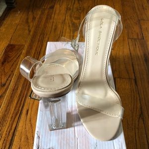 Lola Shoetique clear strapped sandals